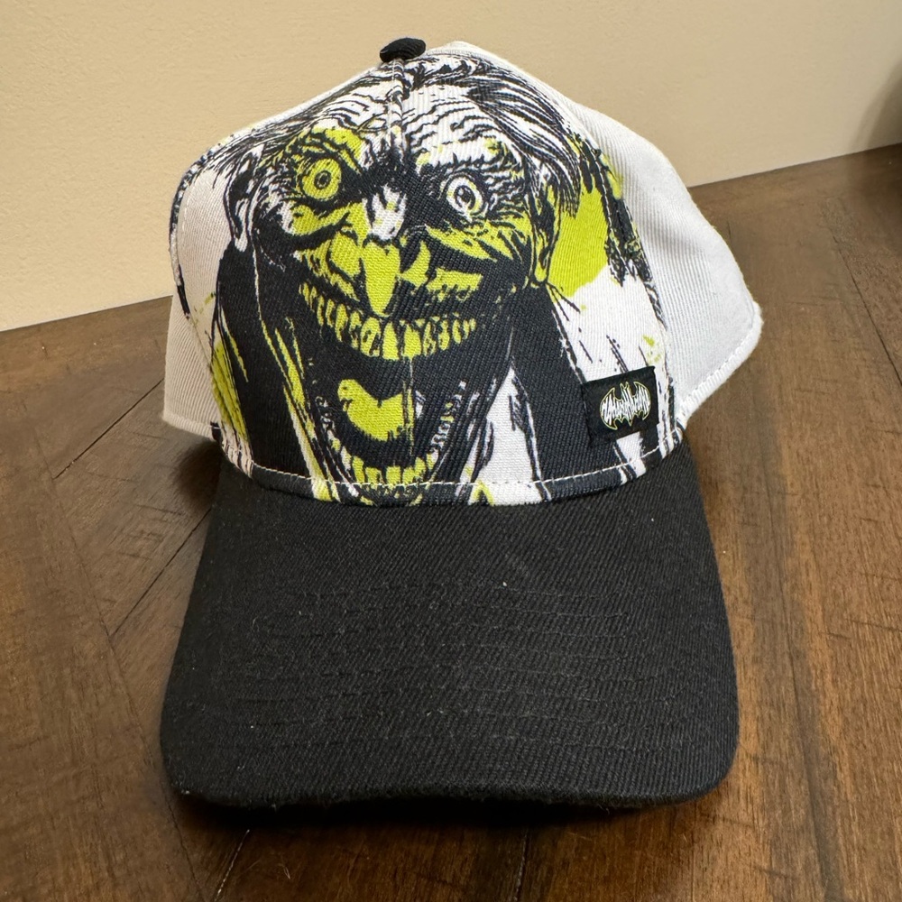 The Joker TM Joker Sublimated Snapback Cap Hat Batman NWOT